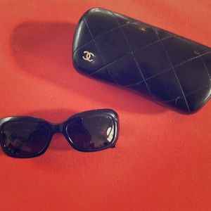Chanel plastic frame sunglasses